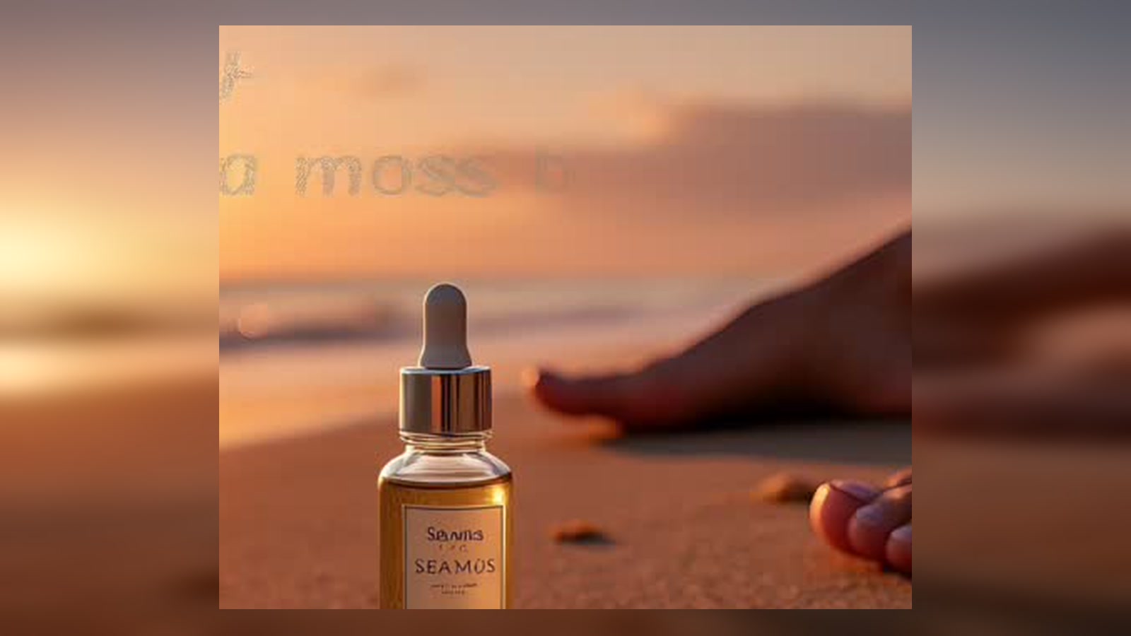 Sea Moss education and product texture visual