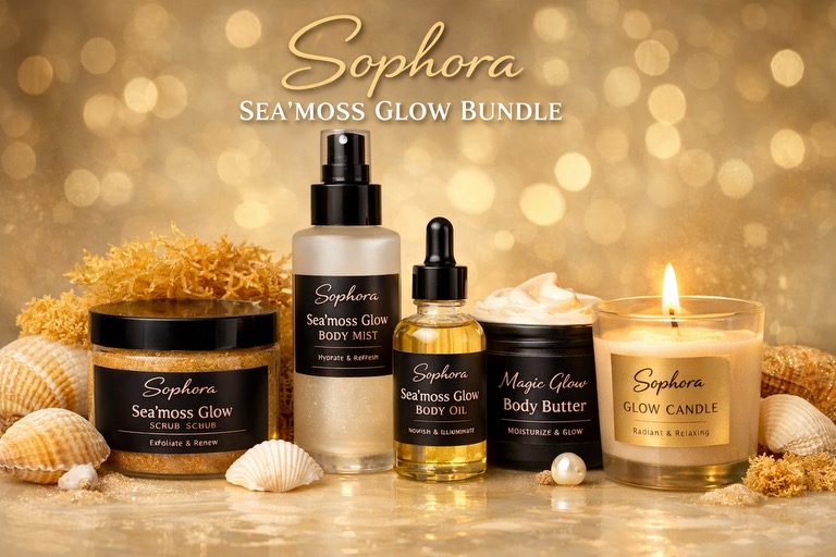 Sea Moss glow bundle products