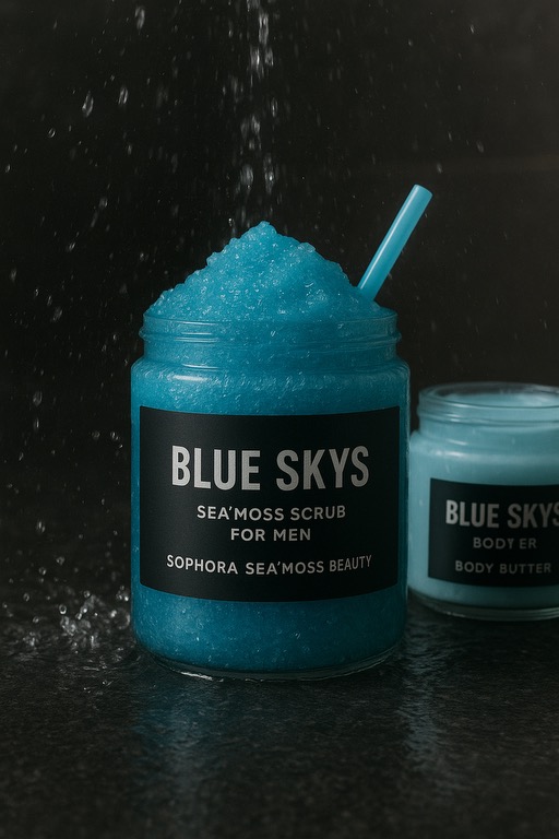 Sophora men's blue sky scrub